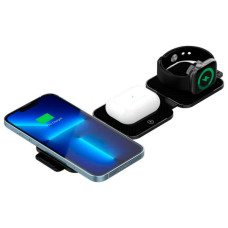 Зарядний пристрій Canyon WS-305 Foldable 3in1 Wireless charger (CNS-WCS305B)