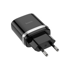 Зарядний пристрій HOCO C12Q Smart USB QC3.0 18W Black (6931474716255)