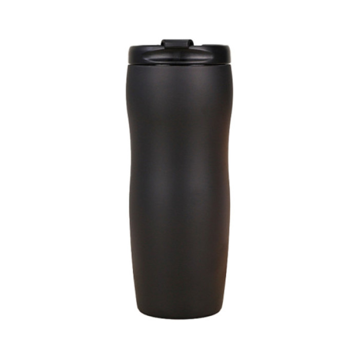 Термокружка Merlion 500 мл з відкидною кришкою, чорна (Mug-500Black)