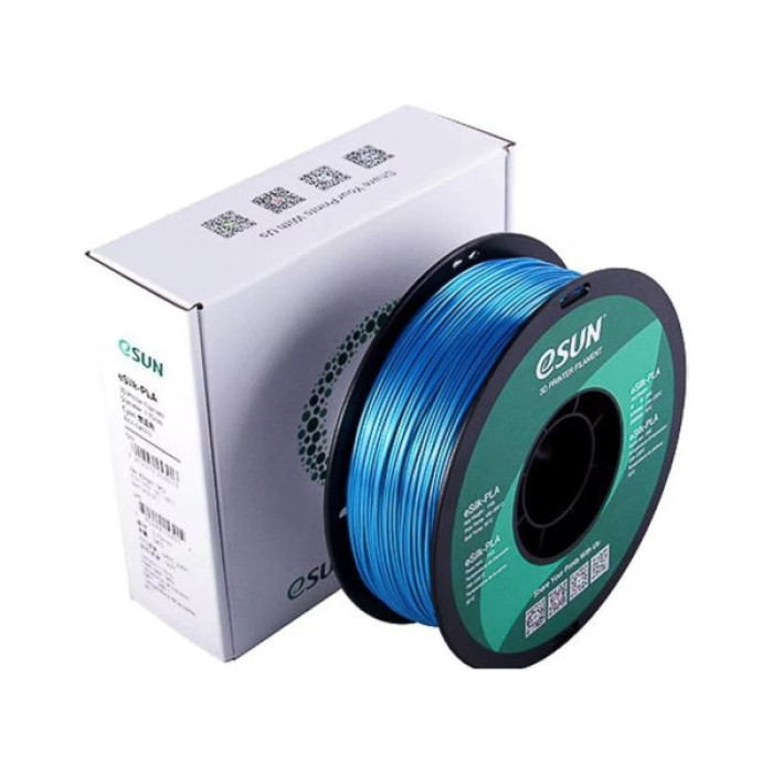 Пластик для 3D-принтера eSUN ePLA-Silk 1,75mm 1kg CYAN (EPLA-SILK-P175CY1)