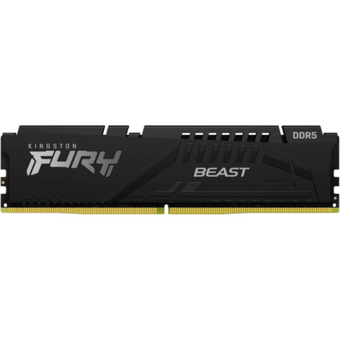 Модуль пам'яті для комп'ютера DDR5 64GB (2x32GB) 6000 MHz Beast EXPO Black Kingston Fury (ex.HyperX) (KF560C36BBE2K2-64)