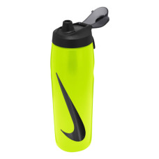 Пляшка для води Nike Refuel Bottle Locking Lid 32 OZ лимонний, чорний 946 мл N.100.7670.705.32 (887791745163)