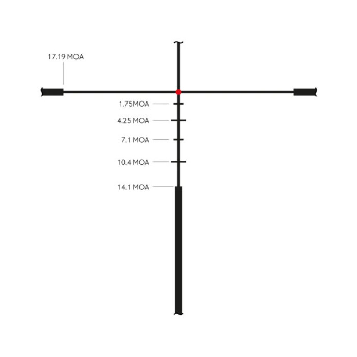 Оптичний приціл Hawke Endurance FD 1.7-10x44 сітка LR2 з підсвічуванням (16412)