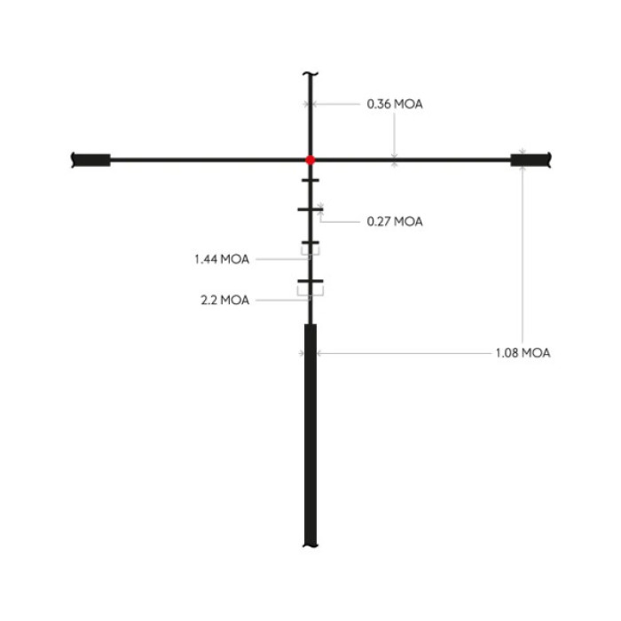 Оптичний приціл Hawke Endurance FD 1.7-10x44 сітка LR2 з підсвічуванням (16412)