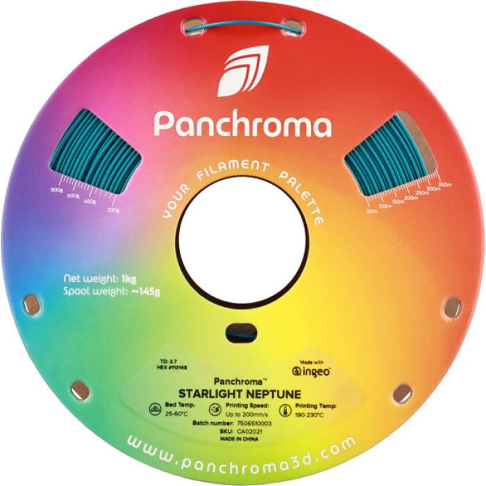 Пластик для 3D-принтера Polymaker PLA PANCHROMA STARLIGHT 1,75mm 1kg NEPTUNE (CA02021)