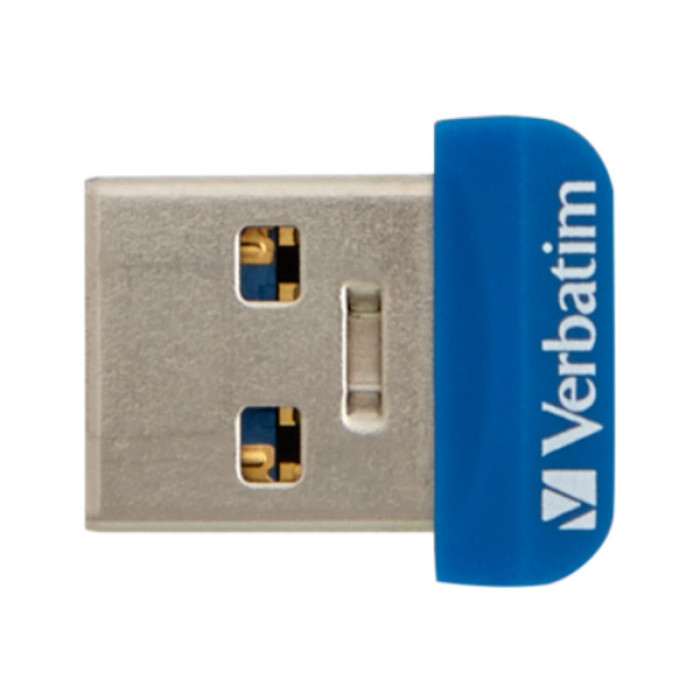 USB флеш накопичувач Verbatim 32GB Store 'n' Stay NANO Blue USB 3.0 (98710)