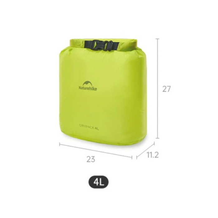 Гермомішок Naturehike CNK2550XB012, 4 л, білий (6977465868459)