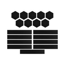 Світильник EMOS ZIW269R LINES 9шт. 34 Вт, RGBIC, WIFI black (ZIW269R)