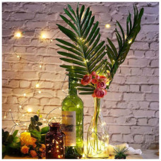 Гірлянда ColorWay Роса LED 100 10 м 8 функцій теплий колір USB (CW-G-100L10NU)