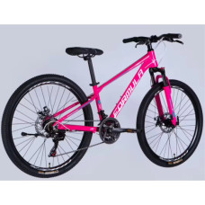 Велосипед Formula 26" MOTION DD рама-13" AL 2026 рожевий з білим (OPS-FR-26-810)