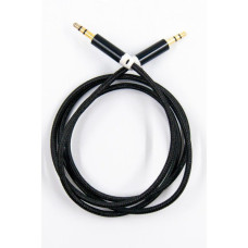 Кабель мультимедійний 3.5mm M to 3.5mm M 1.0m black Dengos (AUDIO-NTK-BLACK)