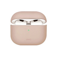 Чохол для навушників Uniq Lino AirPods 4 Silicone Pink Blush (8886463691380)