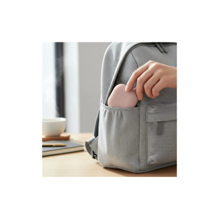 Чохол для навушників Uniq Lino AirPods 4 Silicone Pink Blush (8886463691380)