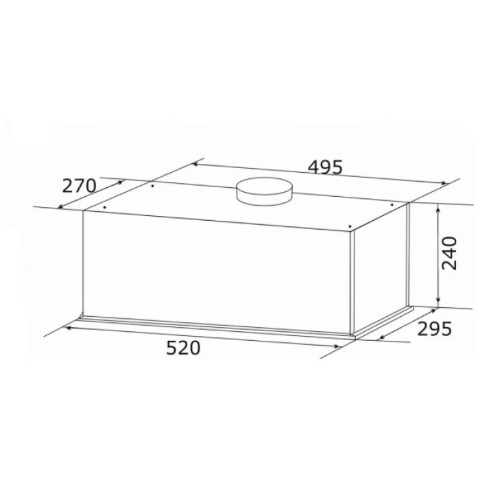 Витяжка кухонна GRANADO Palamos 4613-1200 Black glass (GCH4613120011)