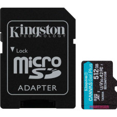 Карта пам'яті Kingston 512GB microSDXC сlass 10 UHS-I U3 V30 A2 Canvas Go Plus G4 (SDCG4/512GB)