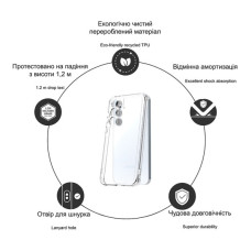 Чохол до мобільного телефона Drobak Acrylic with Airbag Google Pixel 9 Pro (858510)