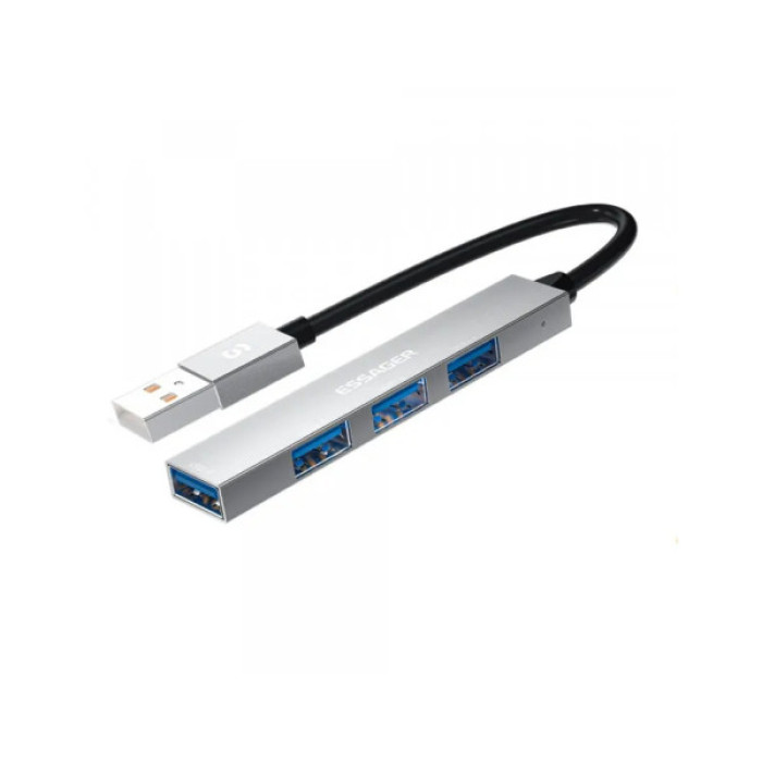 Концентратор Essager USB 2.0 to 4xUSB 2.0 (EHBA04-FY10-P)