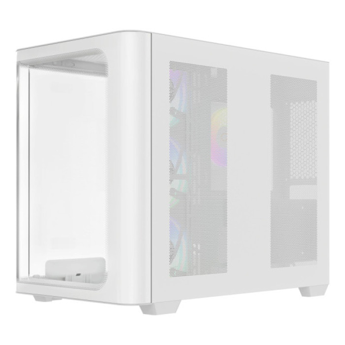 Корпус для ПК OCYPUS IOTA C70 WH CURVE ARGB DIGITAL (IOTA-C70-WHD400CD-GL)