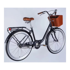 Велосипед Dorozhnik 26" LUX Velosteel рама-17" ST 2026 темно-сірий (OPS-D-26-364)