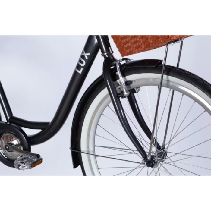 Велосипед Dorozhnik 26" LUX Velosteel рама-17" ST 2026 темно-сірий (OPS-D-26-364)