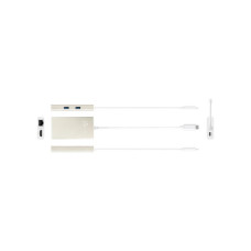 Концентратор J5create USB-C 5-in-1 2xUSB 3.0 + HDMI 4K + USB-C PD + RJ45 1000Mbps gray (JCA374-N)