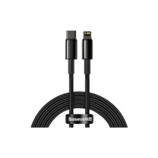 Дата кабель USB-C to Lightning 2.0m Tungsten Gold Fast Charging, PD 20W black Baseus (CATLWJ-A01)