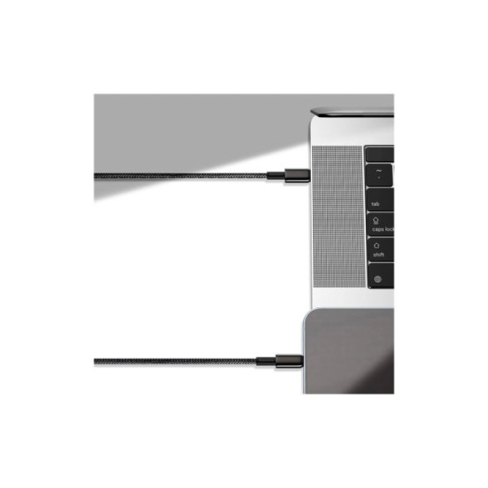 Дата кабель USB-C to Lightning 2.0m Tungsten Gold Fast Charging, PD 20W black Baseus (CATLWJ-A01)