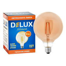 Лампочка Delux Globe G125 8Вт E27 2700К amber filament (90016726)
