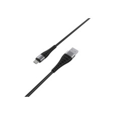 Дата кабель USB 2.0 AM to Micro 5P 1.0m 2.4A nylon BX32 black BOROFONE (6931474710437)