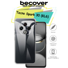 Чохол до мобільного телефона BeCover Tecno Spark 30 (KL6) Transparancy (713136)