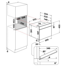 Духова шафа Whirlpool WMW57DMB