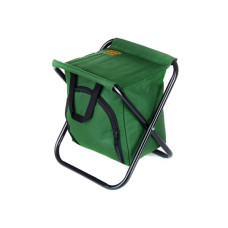 Стілець складаний СИЛА 27х32х33 см сталевий каркас D16mm з термосумкою (960767)