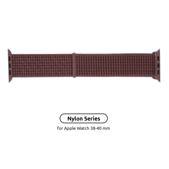 Ремінець до смарт-годинника Armorstandart Nylon Band для Apple Watch 42 (Series 11-10)/41/40/38 Smoke Purple (ARM55850)