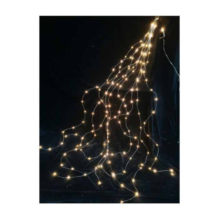 Гірлянда Chomik Оберемок струн 200 LED 10х2 м, теплий білий, IP44, від мережі (5900779901780)