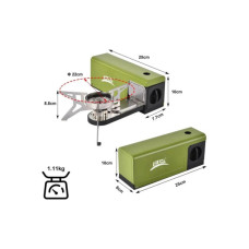 Пальник BRS BRS-97 зелений (BRS-97-GR)