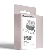 Чохол для навушників Armorstandart Silicone Case для Apple Airpods Pro 3 Grey (ARM88295)
