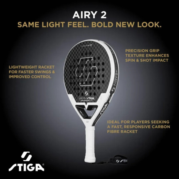 Ракетка для падел тенісу Stiga Racket AIRY 2 (2204-1311-01) (932054)