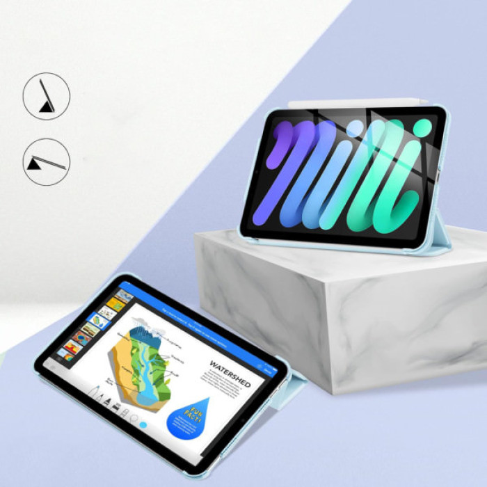 Чохол до планшета BeCover Tri Fold Hard Apple iPad Mini 7 2024 Light Blue (712453)