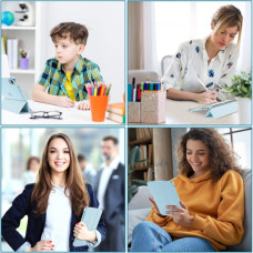 Чохол до планшета BeCover Tri Fold Hard Apple iPad Mini 7 2024 Light Blue (712453)