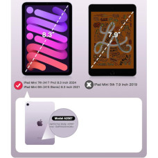 Чохол до планшета BeCover Tri Fold Hard Apple iPad Mini 7 2024 Light Blue (712453)