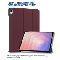 Чохол до планшета BeCover Smart Case Samsung Galaxy Tab S11 (SM-X730/X736) 11.0" Red Wine (714652)