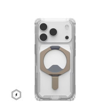 Чохол до мобільного телефона UAG Plasma XTE MagSafe iPhone 17 Pro Clear/Titanium (114527114G36)