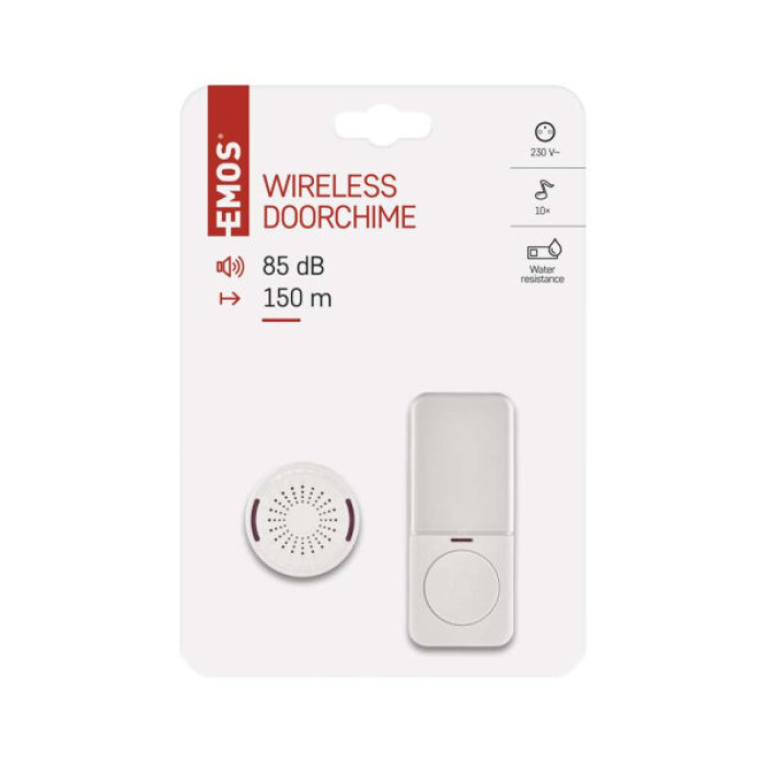 Дверний дзвінок EMOS бездротовий EMOS P5734 (P5734)