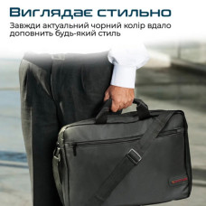Сумка для ноутбука Promate 15.6" Gear-MB black (gear-mb.black)