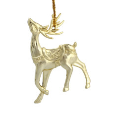 Прикраса декоративна Chomik Прикраса-підвіска пластикова "Олень, сніжинка, снігови (5900779895874_3)