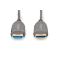 Кабель мультимедійний HDMI M to HDMI M 30m 8K AOC hybrid-fiber black Digitus (AK-330126-300-S)