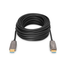 Кабель мультимедійний HDMI M to HDMI M 30m 8K AOC hybrid-fiber black Digitus (AK-330126-300-S)