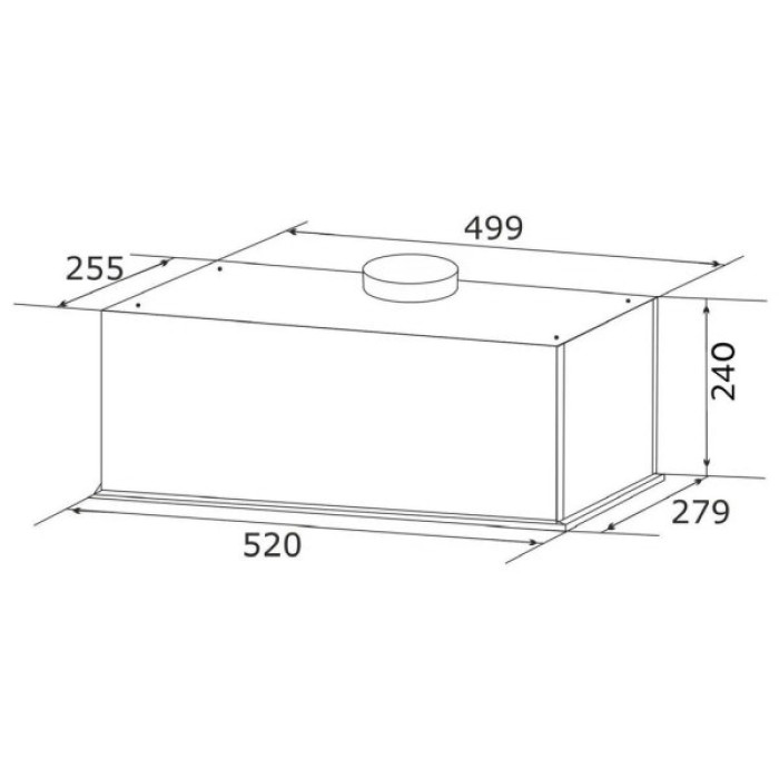 Витяжка кухонна GRANADO Palamos 4613-700 Black glass (GCH461370011)