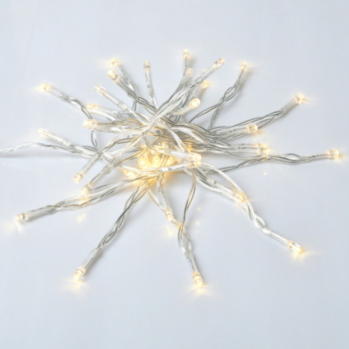 Гірлянда YES! Fun Нитка 41 LED Тепло-біла 2.8 м Статична На батарейках (975054)