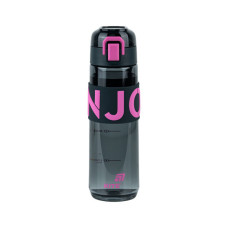 Пляшка для води Kite 680 мл чорно-рожева (K25-1233-3)